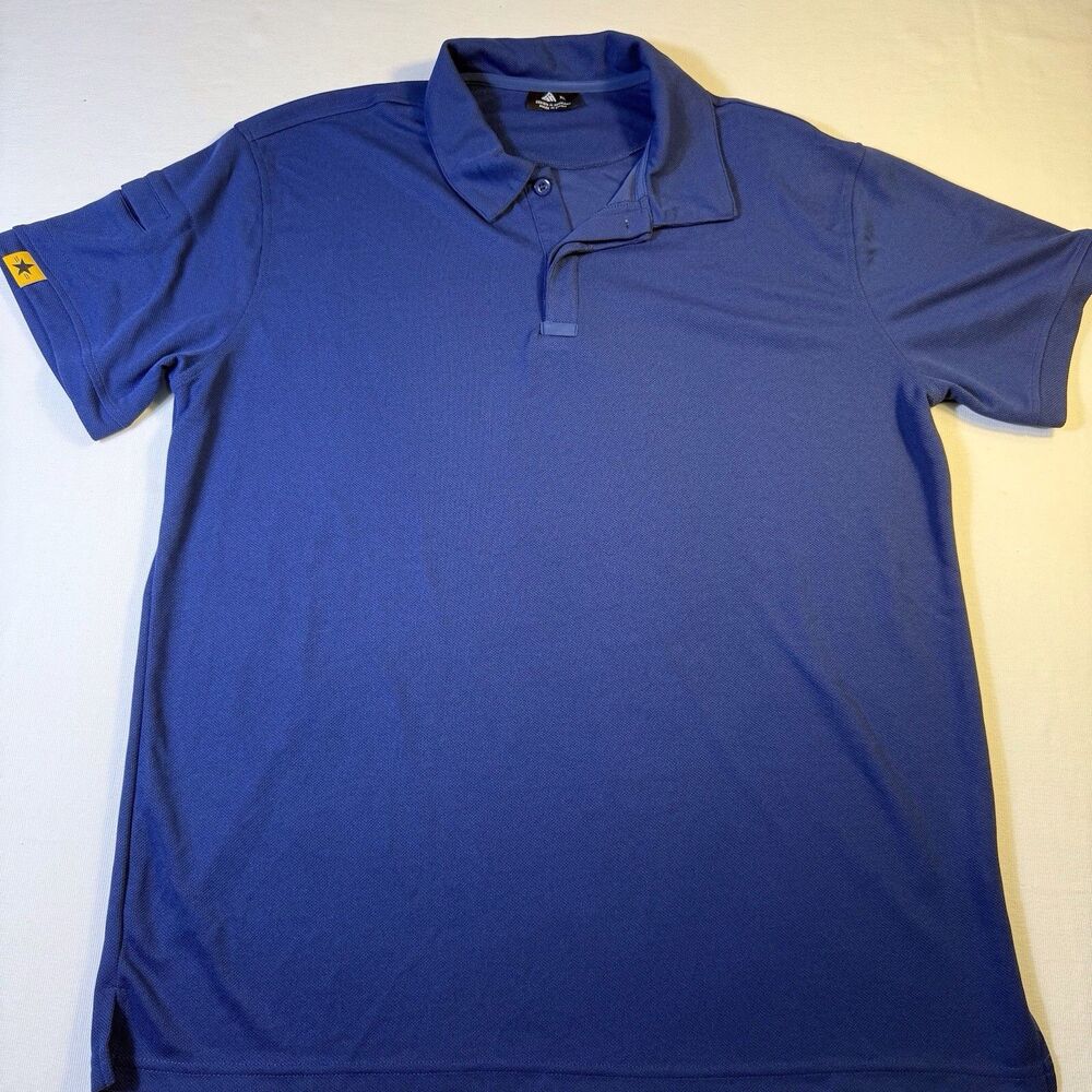 Zity Shirt Men XL Extra Large Cobalt Speed Run Moisture Temperature Control Polo